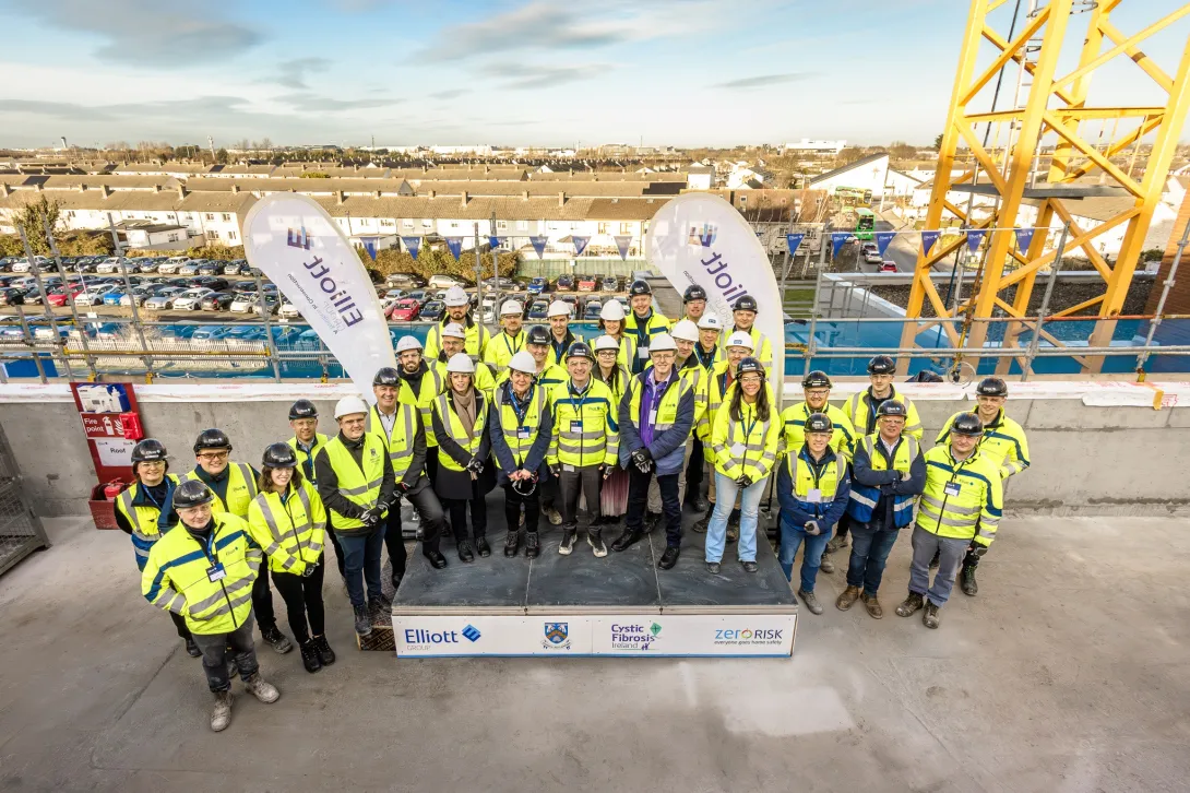 CF unit topping out